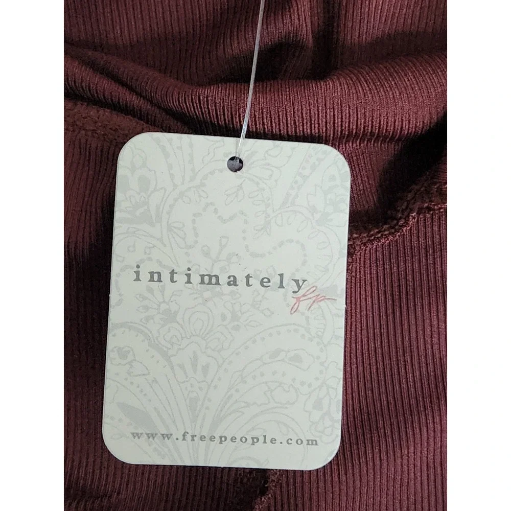 New $58 Free People Intimately Power Play Cami Brown XS Cocoa Tank Top NWT